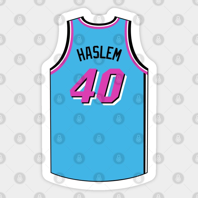 Udonis Haslem Miami Jersey Qiangy Sticker by qiangdade